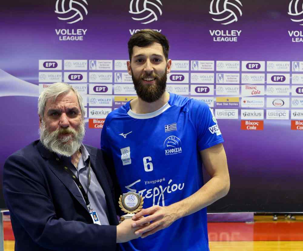 O &Delta;&alpha;&nu;&delta;ά&lambda;&eta;&sigmaf; έ&kappa;&alpha;&nu;&epsilon; &tau;&eta;&nu; &alpha;&pi;&omicron;&nu;&omicron;&mu;ή &sigma;&tau;&omicron;&nu; MVP &tau;&eta;&sigmaf; &mu;&alpha;&tau;&sigma;ά&rho;&alpha;&sigmaf; &Kappa;&eta;&phi;&iota;&sigma;&iota;ά-&Omicron;&Phi;&Eta; 3-2