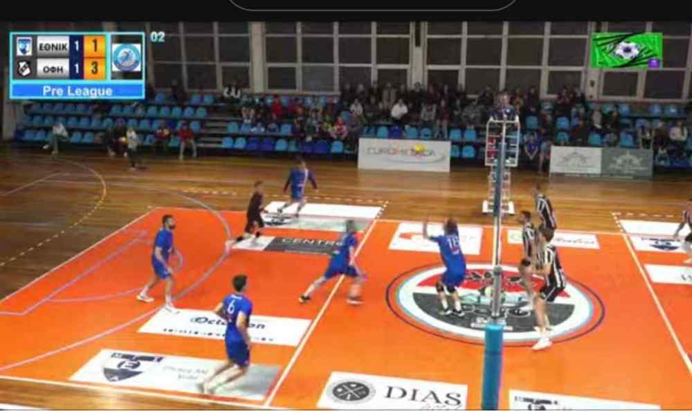 Pre League: &Eta; &beta;&alpha;&theta;&mu;&omicron;&lambda;&omicron;&gamma;ί&alpha; &mu;&epsilon;&tau;ά &tau;&eta; &nu;ί&kappa;&eta; &tau;&omicron;&upsilon; &Omicron;&Phi;&Eta;