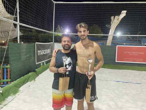 &Tau;&rho;&omicron;&mu;&epsilon;&rho;ό &delta;ί&delta;&upsilon;&mu;&omicron; &sigma;&tau;&omicron; Beach Volley