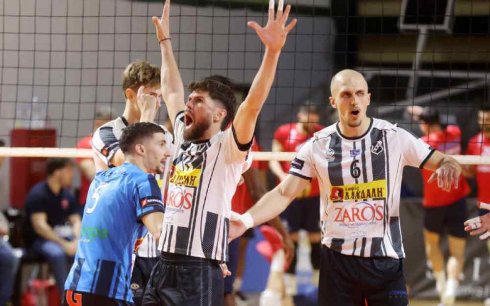 Volley League: &Omicron; &Omicron;&Phi;&Eta; &sigma;&tau;&eta;&nu; 5&eta; &theta;έ&sigma;&eta; &kappa;&alpha;&iota; &sigma;&tau;&omicron; +9 &alpha;&pi;&omicron; &tau;&omicron;&nu; 6&omicron; &Pi;&alpha;&nu;&iota;ώ&nu;&iota;&omicron;-&Eta; &beta;&alpha;&theta;&mu;&omicron;&lambda;&omicron;&gamma;ί&alpha;