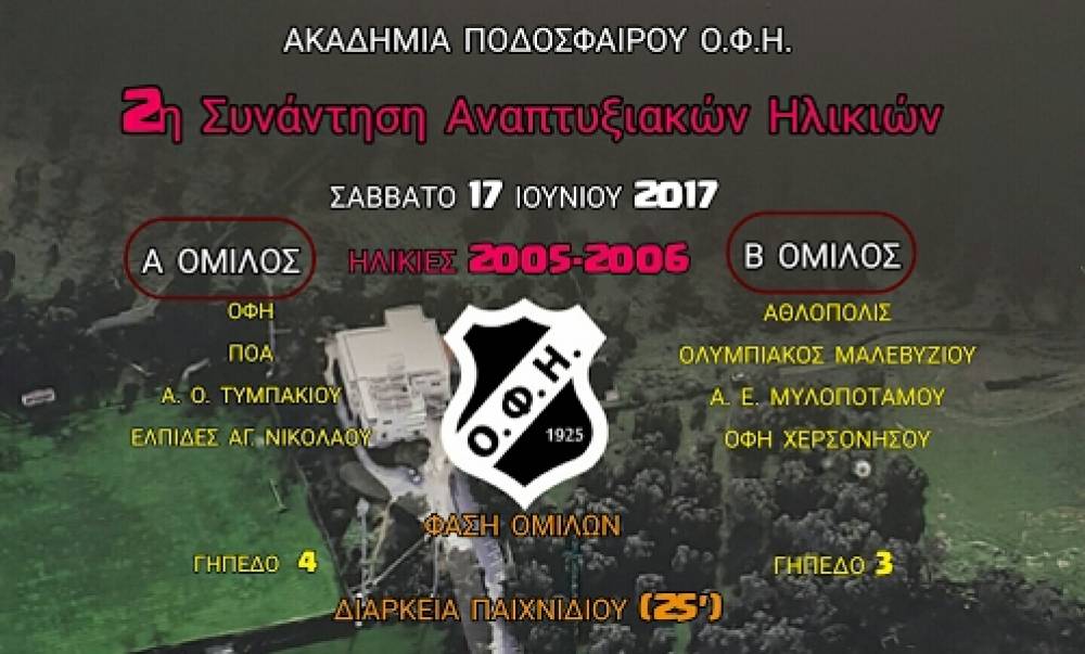 38 &omicron;&mu;ά&delta;&epsilon;&sigmaf; &tau;&eta;&sigmaf; &Kappa;&rho;ή&tau;&eta;&sigmaf; &kappa;&alpha;&iota; &pi;ά&nu;&omega; &alpha;&pi;&omicron; 500 &pi;&alpha;&iota;&delta;&iota;ά &sigma;&tau;&omicron; &tau;&omicron;&upsilon;&rho;&nu;&omicron;&upsilon;ά &tau;&omicron;&upsilon; &Omicron;&Phi;&Eta;!