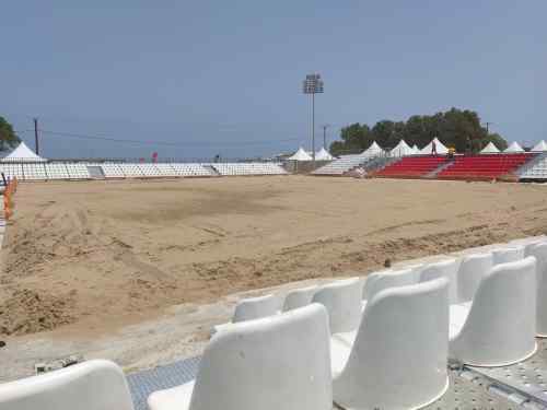 &Epsilon;&rho;&chi;&epsilon;&tau;&alpha;&iota; &tau;&omicron; Karteros Beach Sports Center